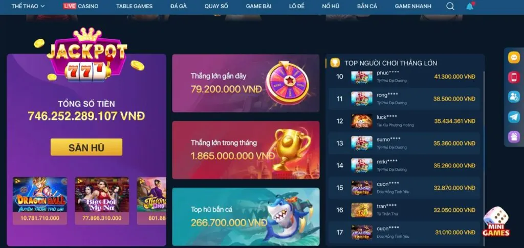 Kho trò chơi đa dạng tại nohu 90 link mới